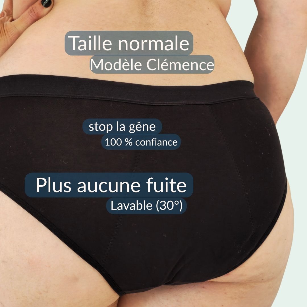 Culotte pour fuites urinaires, féminine & discrète
