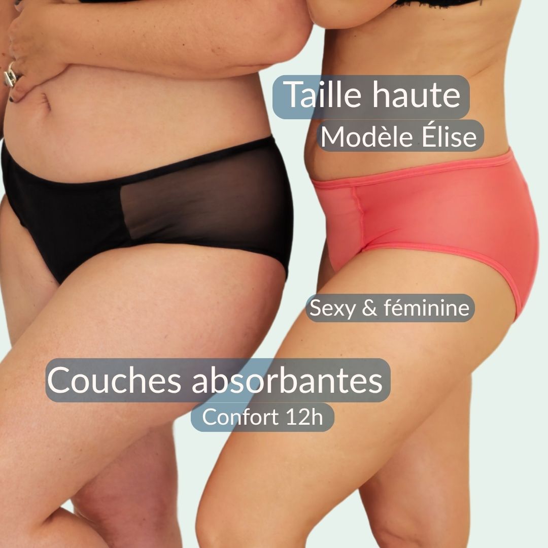 Culotte pour fuites urinaires, féminine & discrète