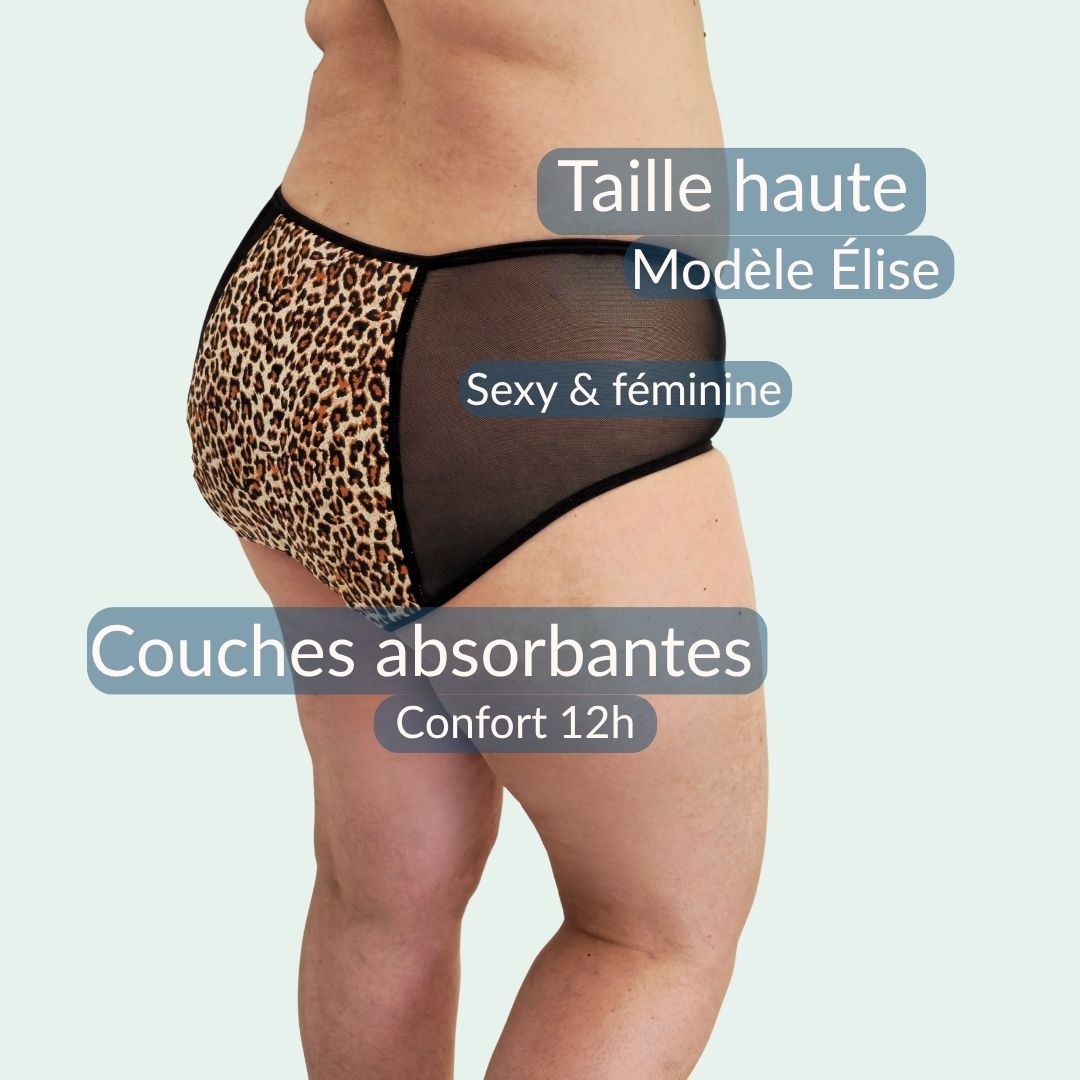 Culotte pour fuites urinaires, féminine & discrète